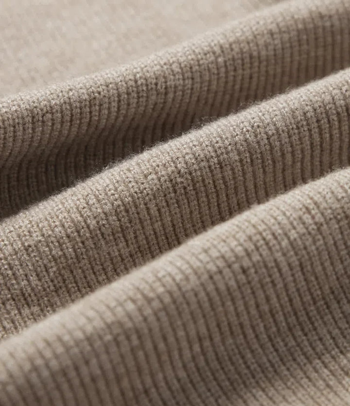 Cowl Neck Long Sleeve Stacked Casual Sweater