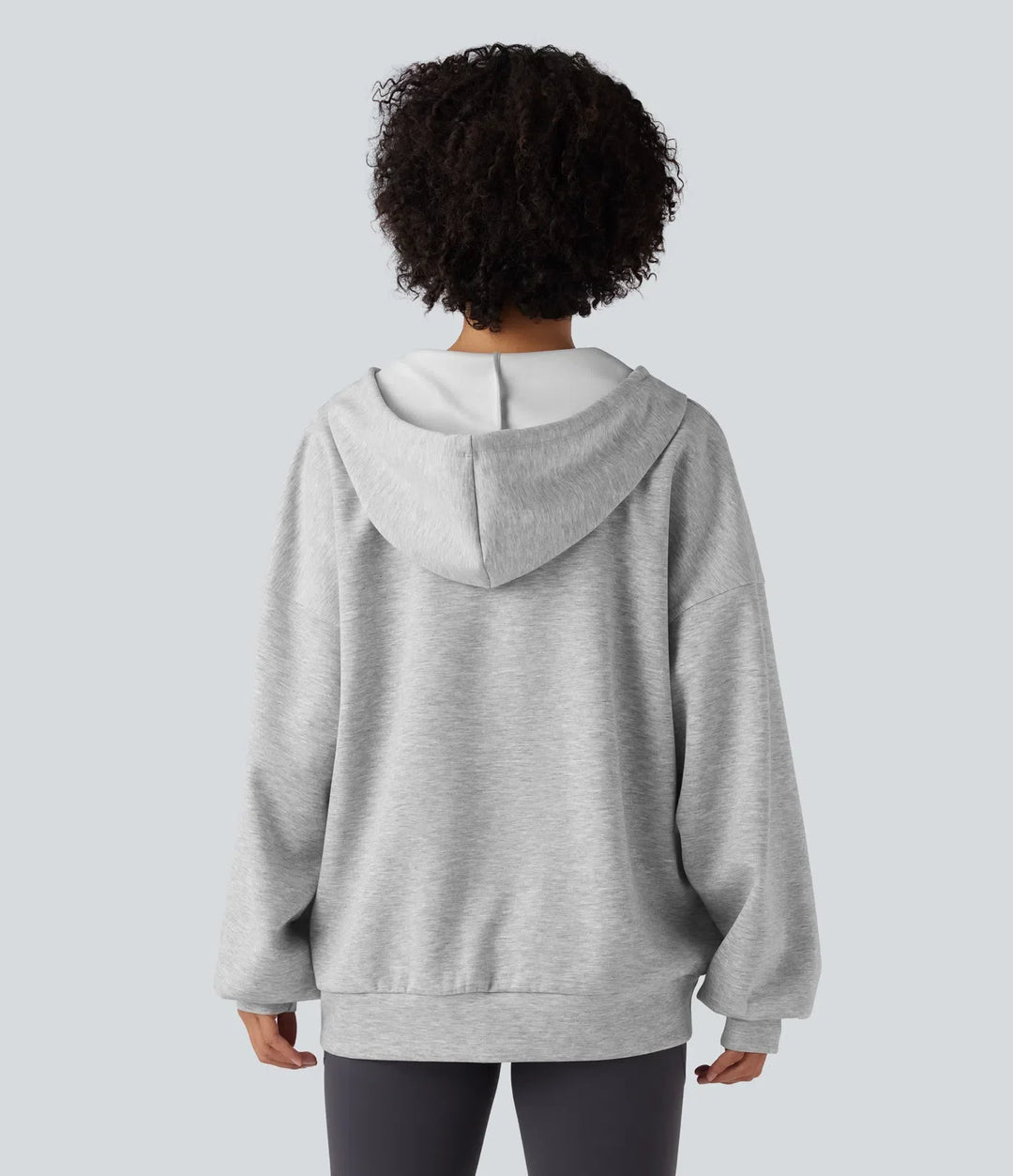 Hooded Drawstring Long Sleeve Casual Sweatshirt with Pockets