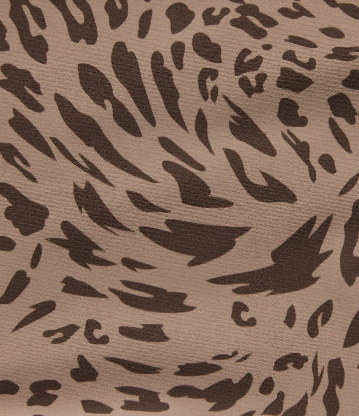 Halara UltraSculpt Leopard Print High Waisted Crossover Skinny Yoga Leggings with Pockets