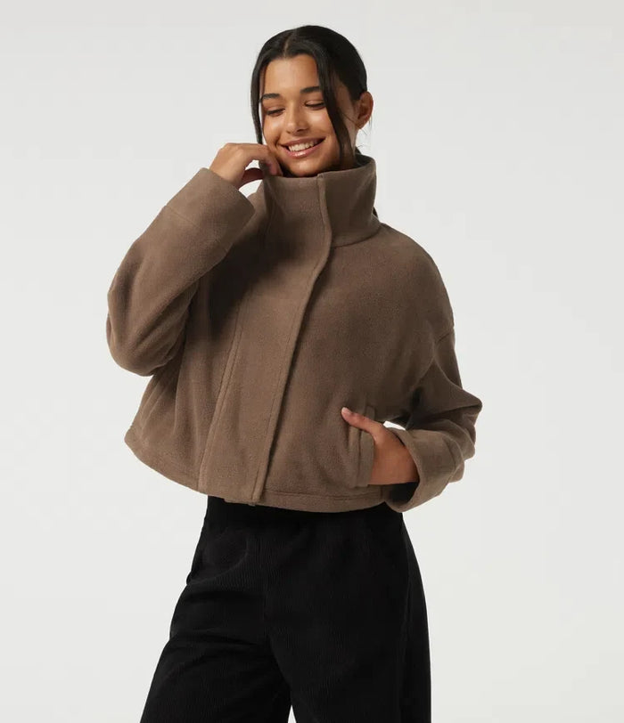 High Neck Long Sleeve Workout Jacket