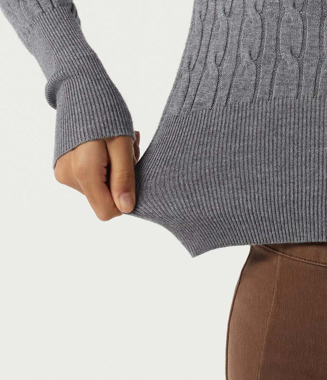 Round Neck Long Sleeve Casual Sweater