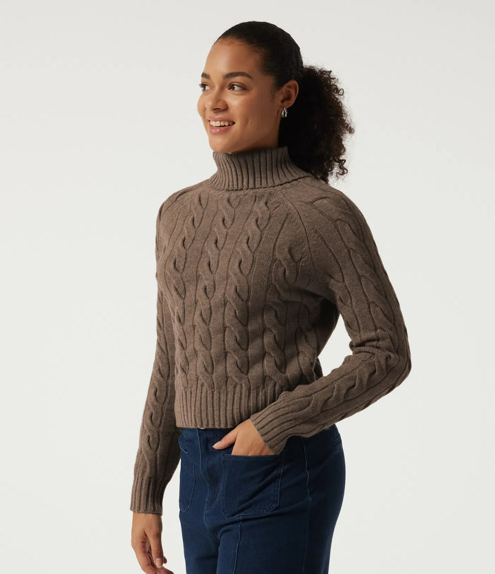 Lapel Raglan Long Sleeve Work Sweater