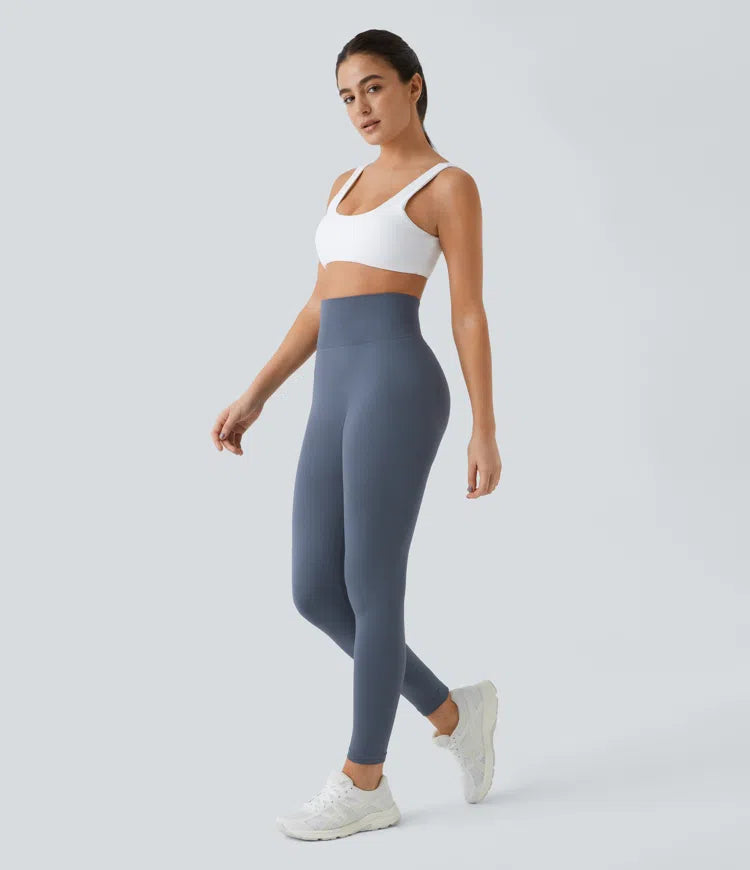 OneForm Seamless Flow High Waisted Ruched Plain Leggings