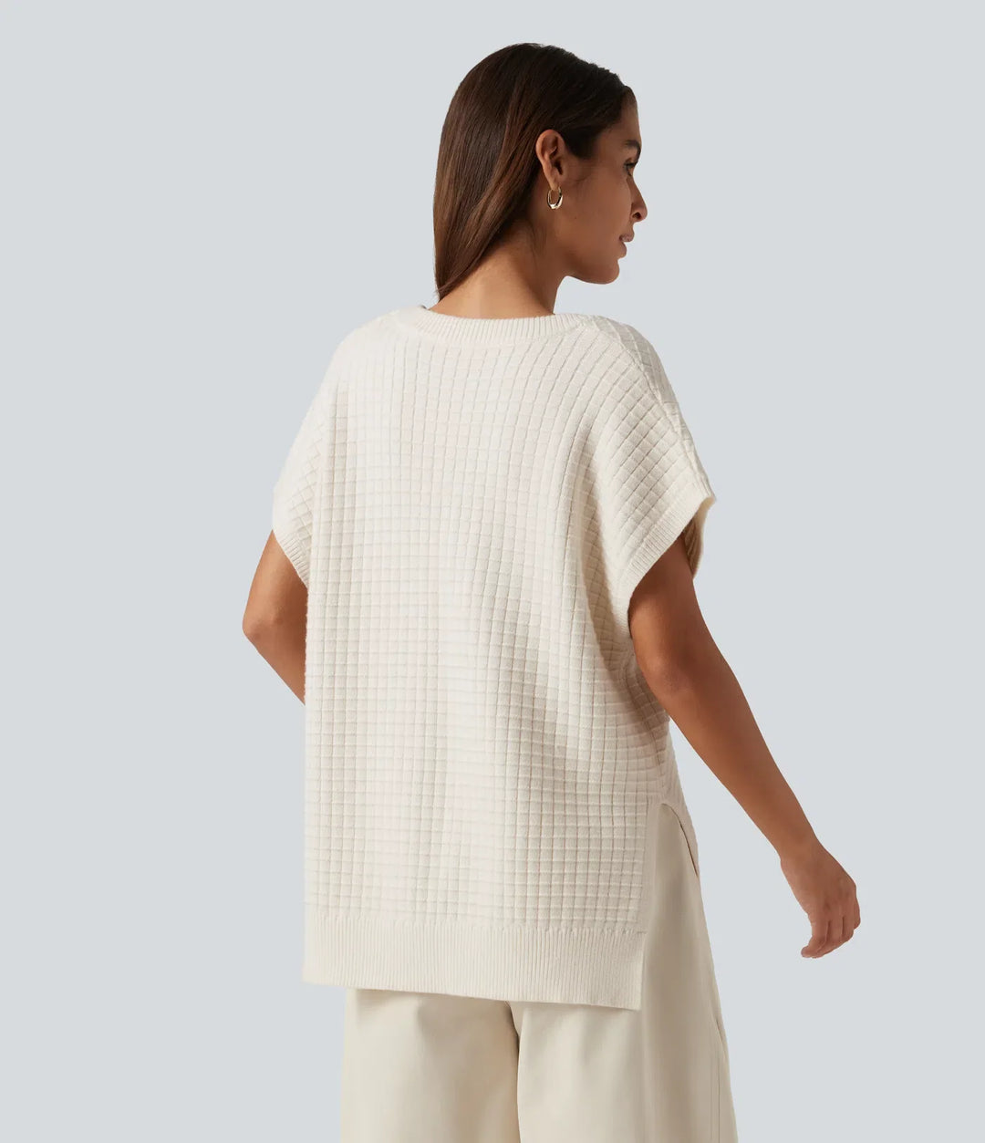 Deep V Neck Casual Sweater Vest