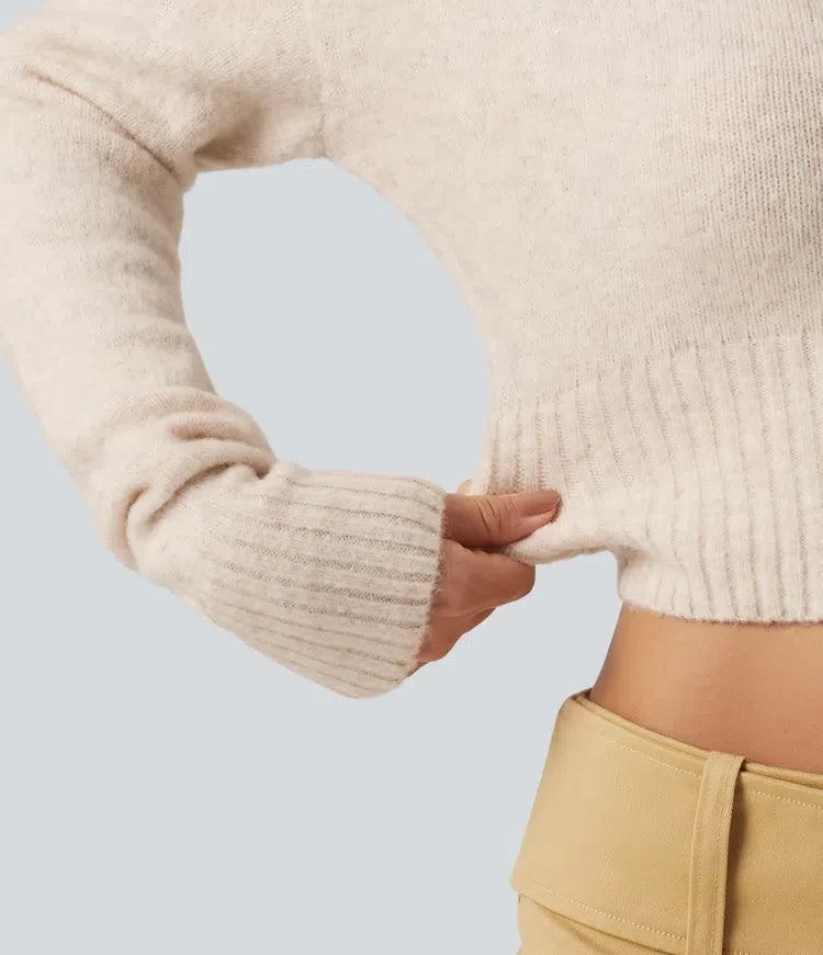 One Shoulder Batwing Long Sleeve Casual Sweater