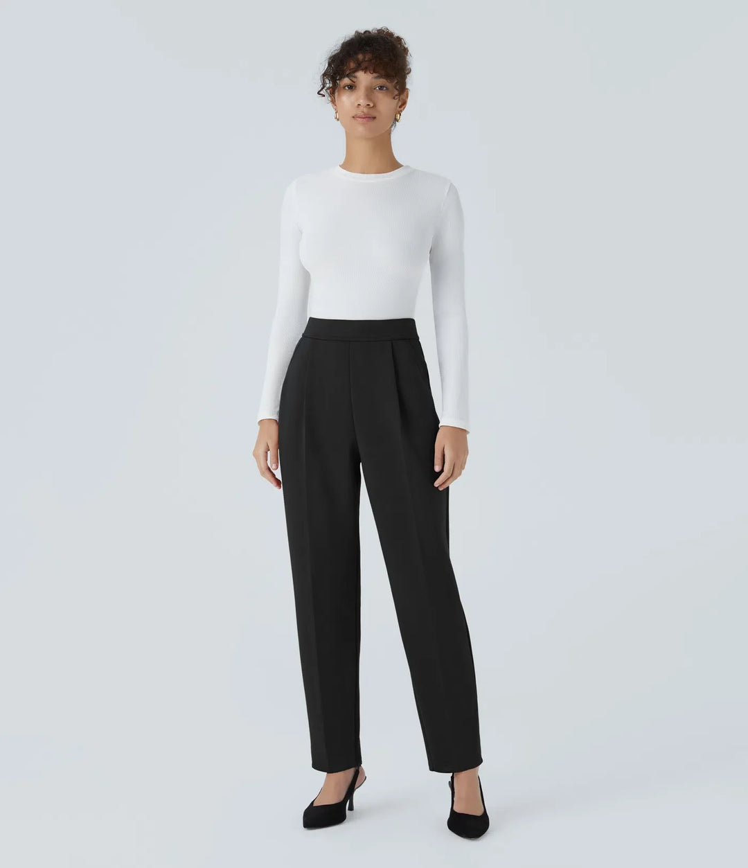Halara Flex High Waisted Pocket Tapered Work Pants