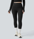 Halara UltraSculpt Extra Heat High Waisted Tummy Control Shaping Yoga Leggings with Pockets