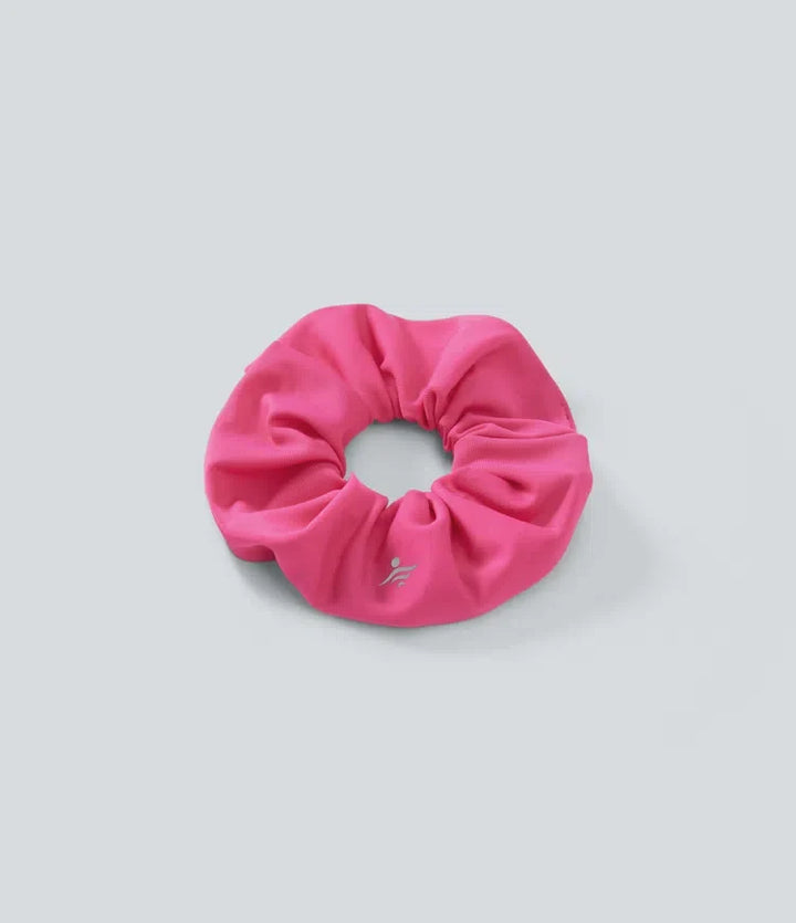 SoftlyZero Plush Solid Pleated Scrunchie-Surprise Color