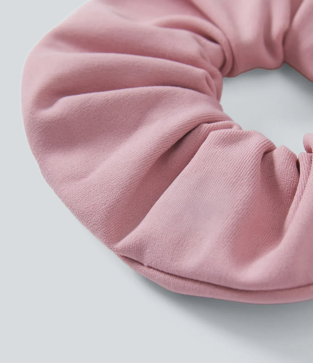 SoftlyZero Plush Solid Pleated Scrunchie-Surprise Color