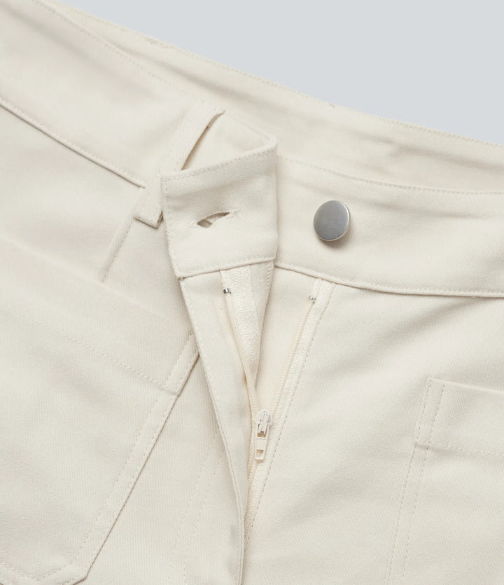 High Waisted Work Flare Pants with Pockets
