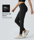 Patitoff 2.0 Pet Hair Resistant High Waisted Crossover Side Pocket Yoga Leggings
