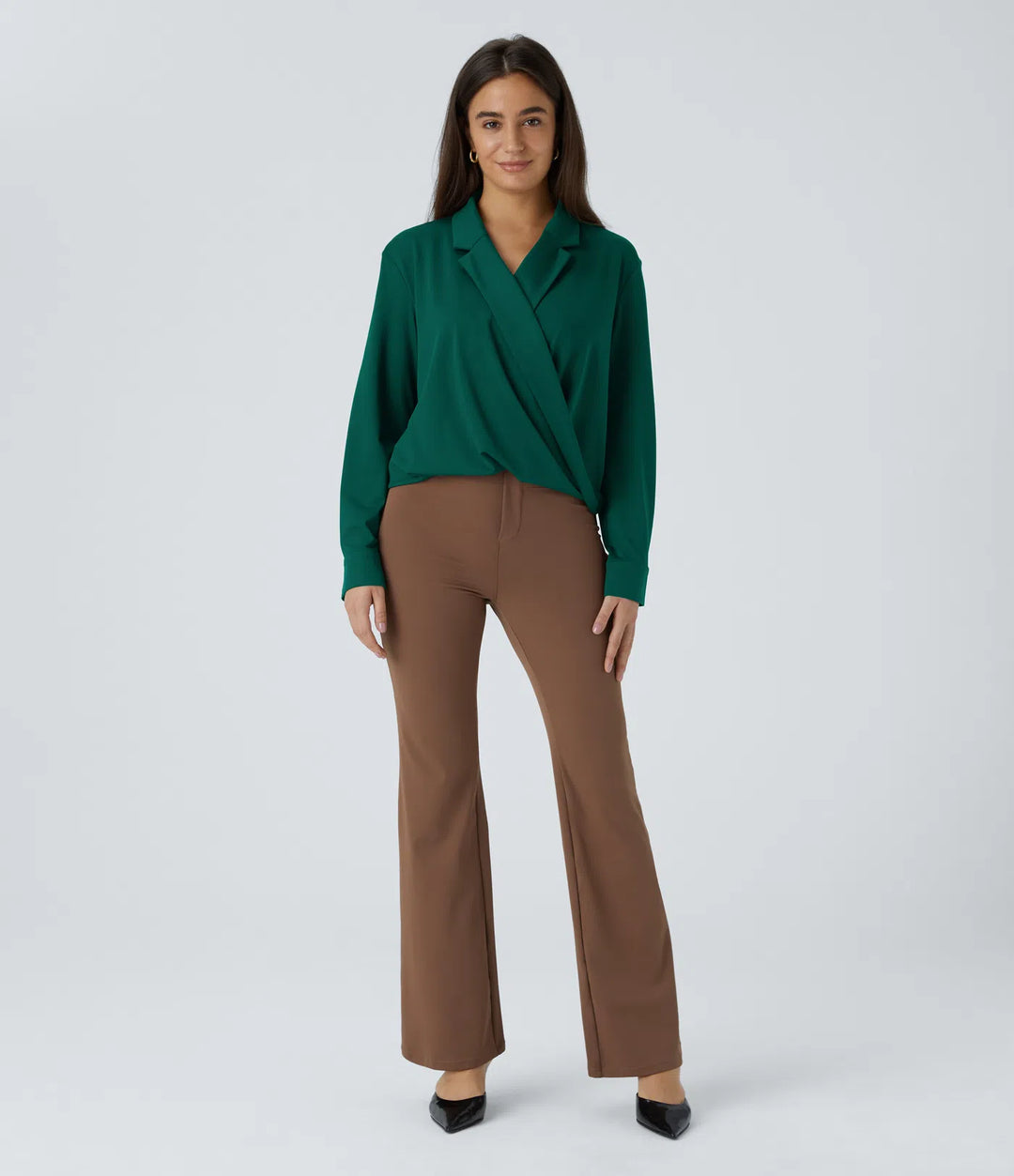 Crossover Long Sleeve Work Shirt