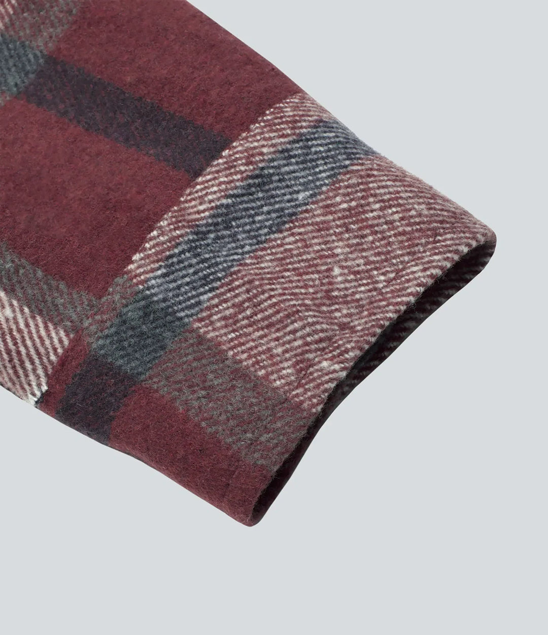 Hooded Drawstring Pocket Plaid Thermal Casual Jacket