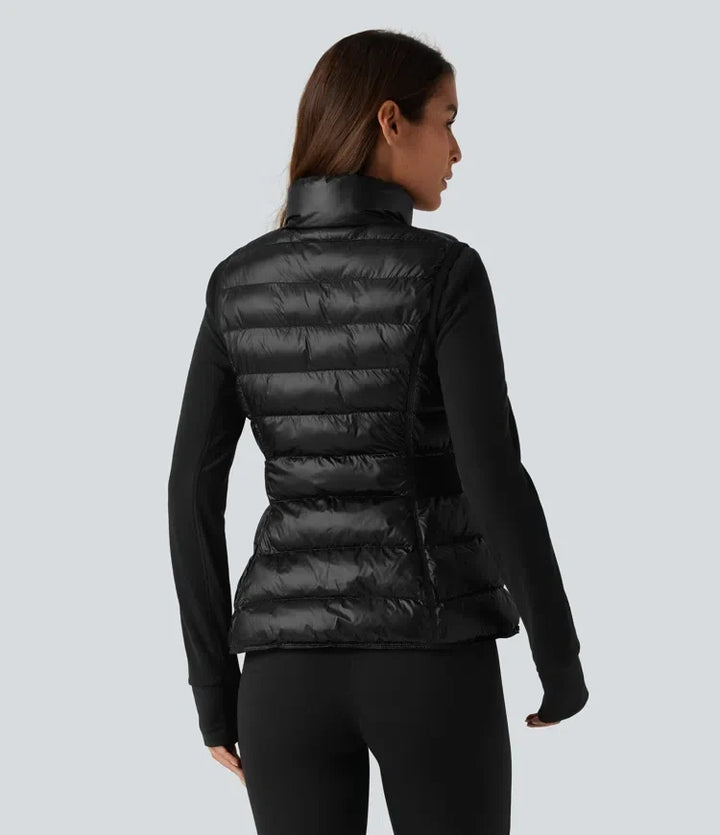 2-Piece Workout Padded Vest &amp; Jacket with Pockets