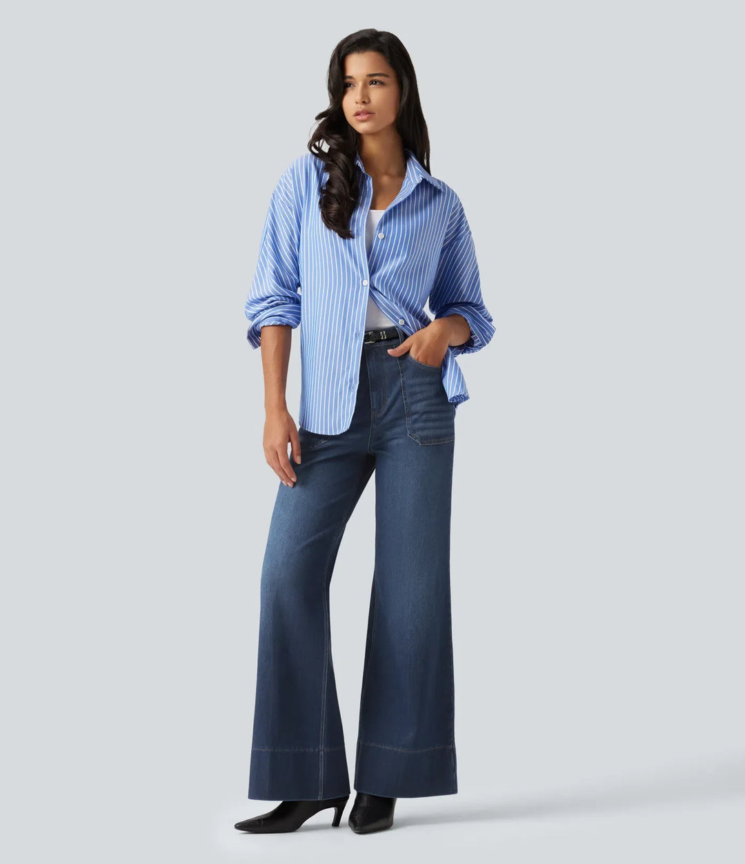 Halara Flex High Waisted Flare Jeans with Pockets
