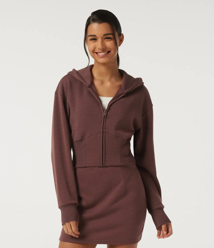 Hooded Long Sleeve Casual Sweatshirt