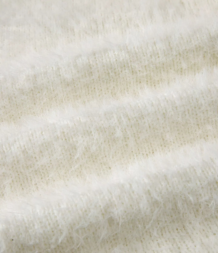 Off Shoulder Bishop Long Sleeve Casual Sweater