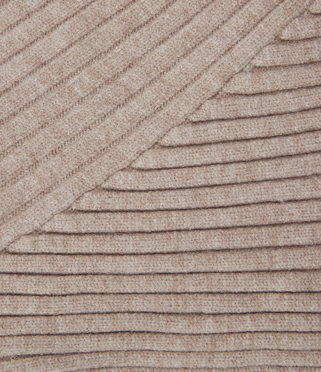 Ribbed Knit One Shoulder Long Sleeve Asymmetric Hem Casual Sweater