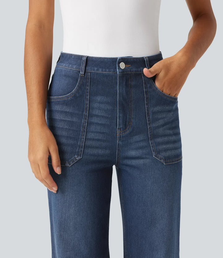 Halara Flex High Waisted Flare Jeans with Pockets