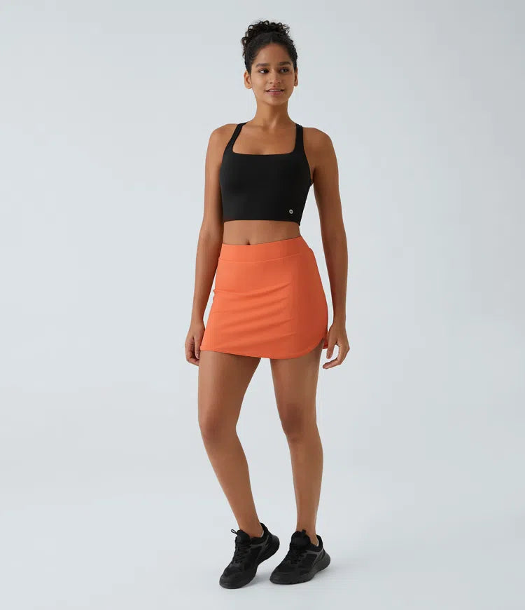 Everyday High Waisted Pocket 2-in-1 Micro Mini Golf Skirt-Clarity