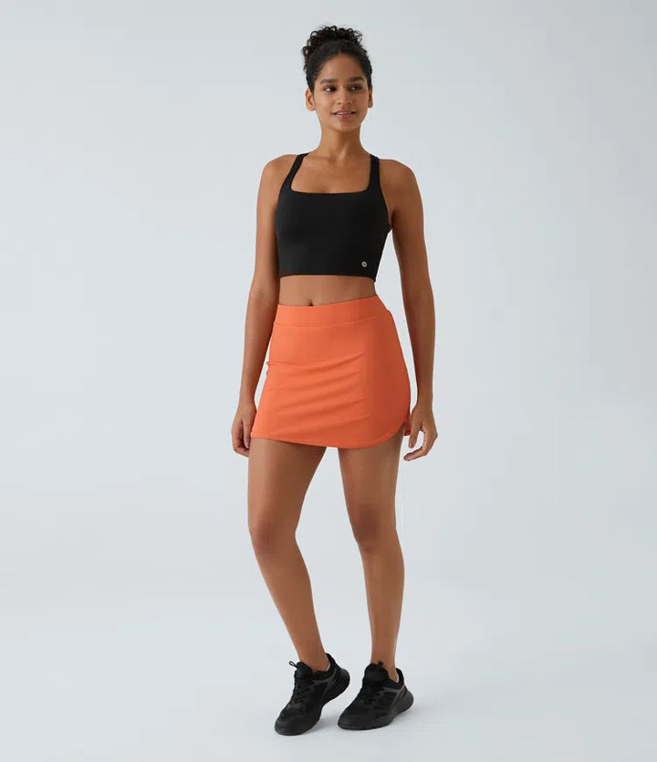 Everyday High Waisted Pocket 2-in-1 Micro Mini Golf Skirt-Clarity
