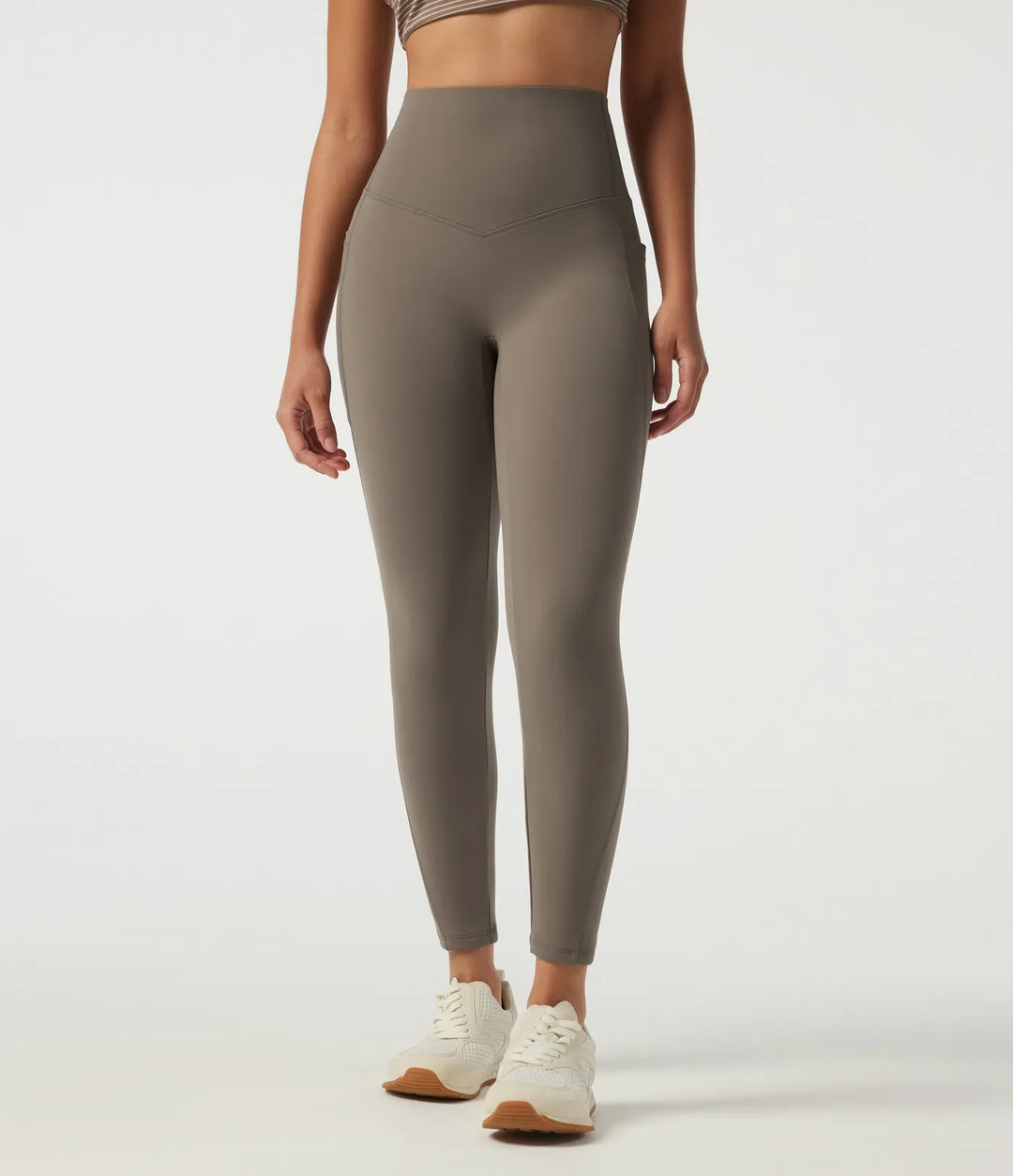 Halara UltraSculpt High Waisted Tummy Control Skinny Fleece Training Leggings with Pockets