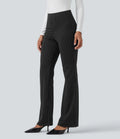 Halara Flex High Waisted Striped Work Flare Pants with Pockets