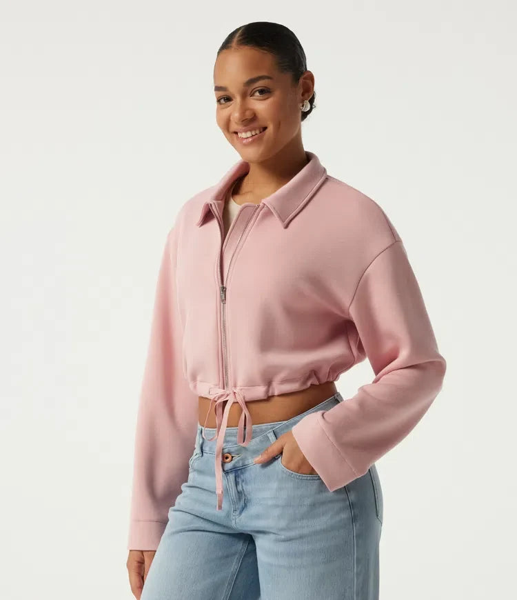 Long Sleeve Casual Shacket with Pockets