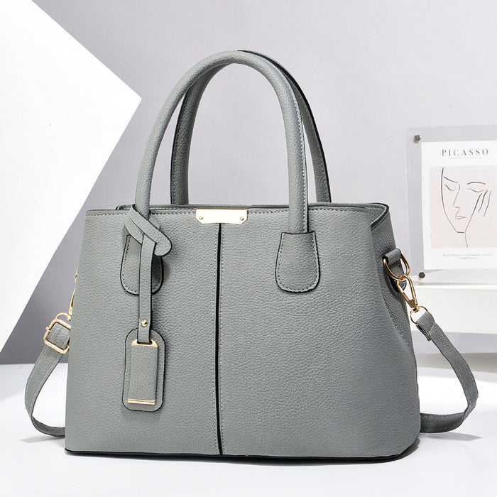 Brooke | Structured Vegan Leather Tote with Shoulder Strap