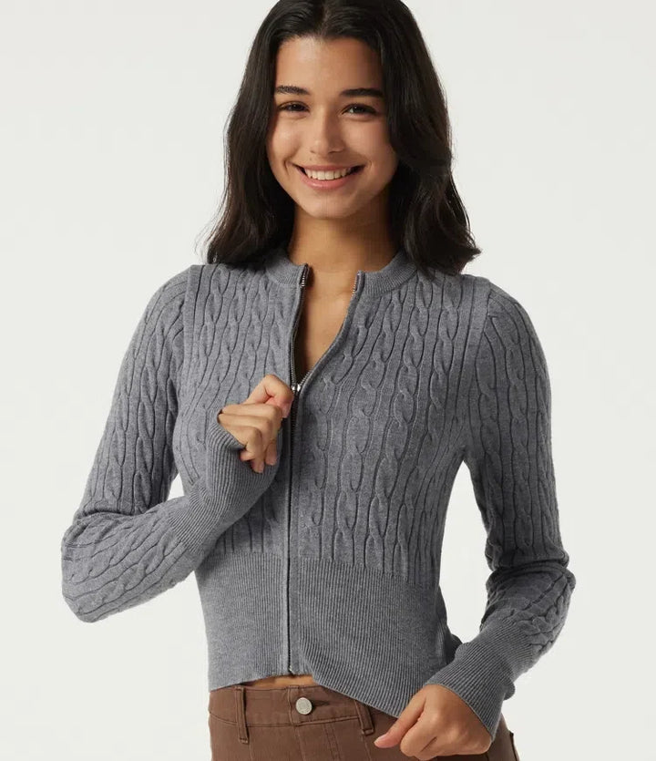 Round Neck Long Sleeve Casual Sweater