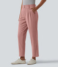 Halara Flex High Waisted Tapered Waffle Work Pants with Pockets