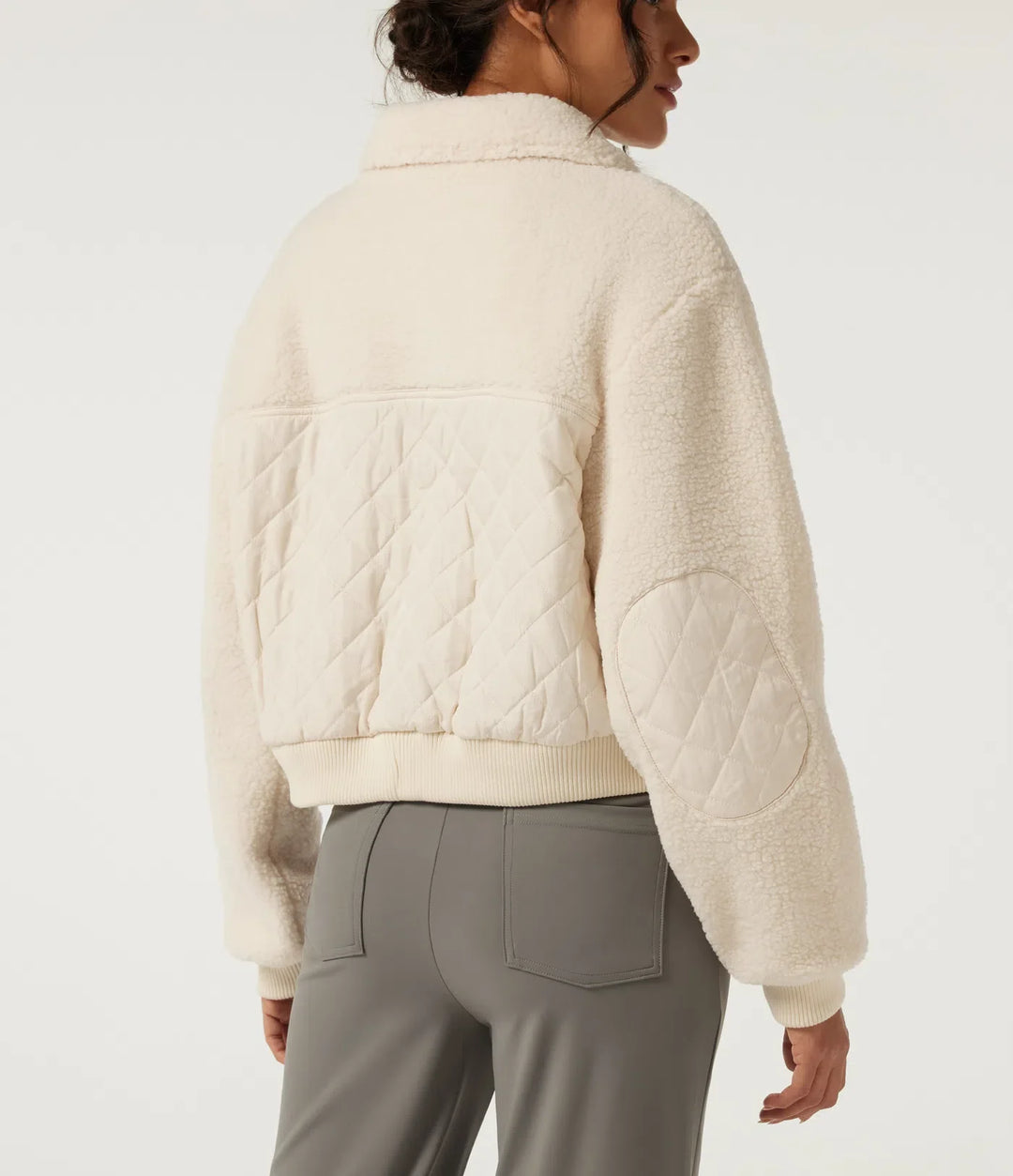 Lapel Long Sleeve Casual Sherpa Jacket with Pockets