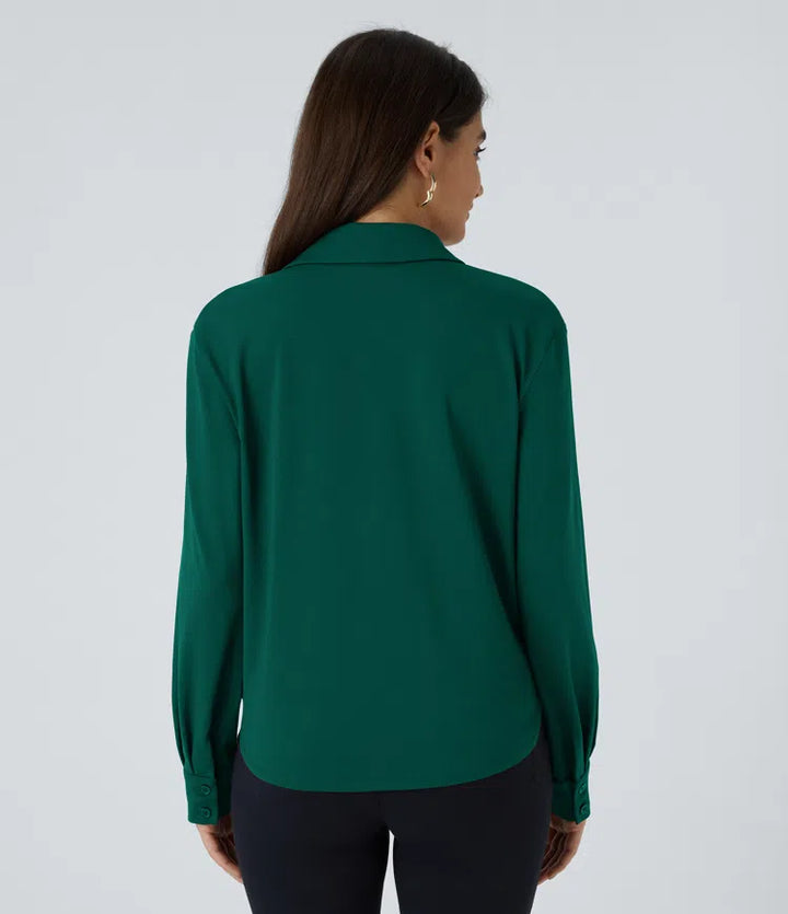 Crossover Long Sleeve Work Shirt