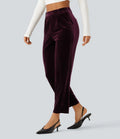 Halara Flex High Waisted Velvet Work Pants with Pockets