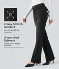 Halara Flex High Waisted Tummy Control Butt Lifting Denim Casual Bootcut Leggings with Pockets