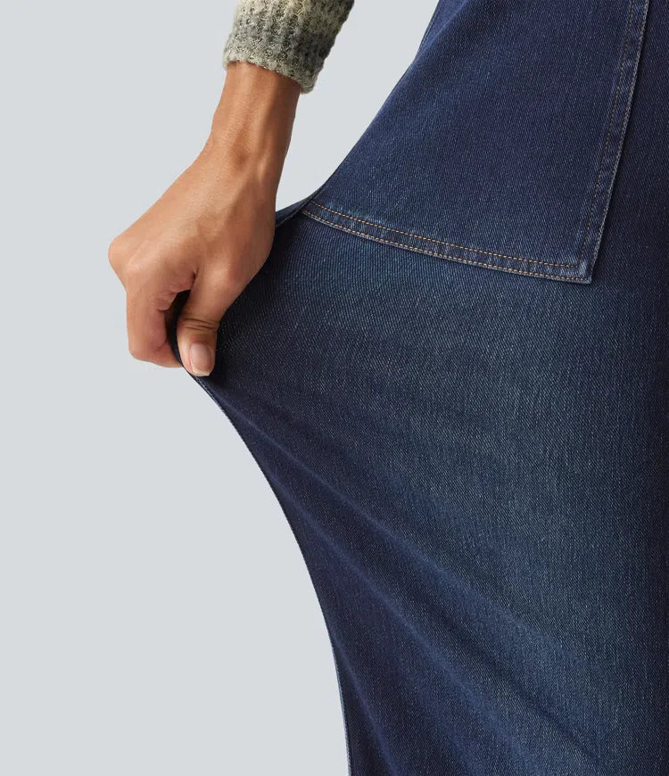 Halara Flex High Waisted Wide Leg Jeans with Pockets