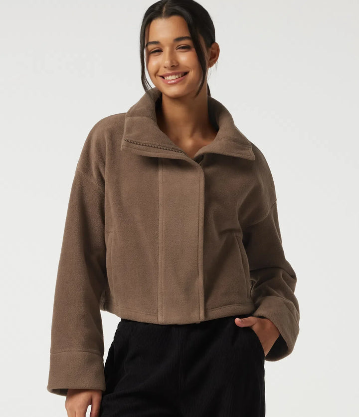 High Neck Long Sleeve Workout Jacket