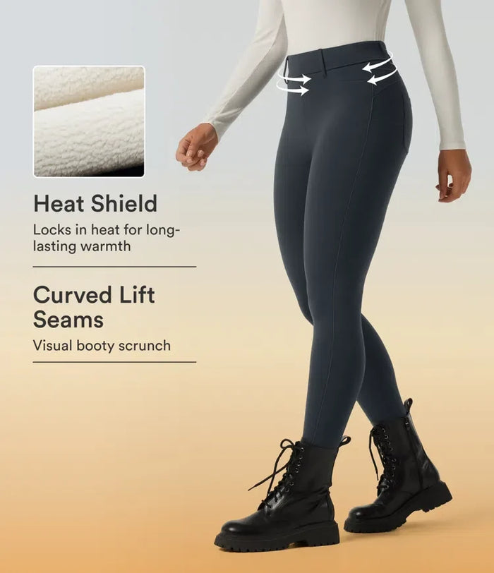 Halara UltraSculpt Extra Heat High Waisted Skinny Casual Leggings with Pockets