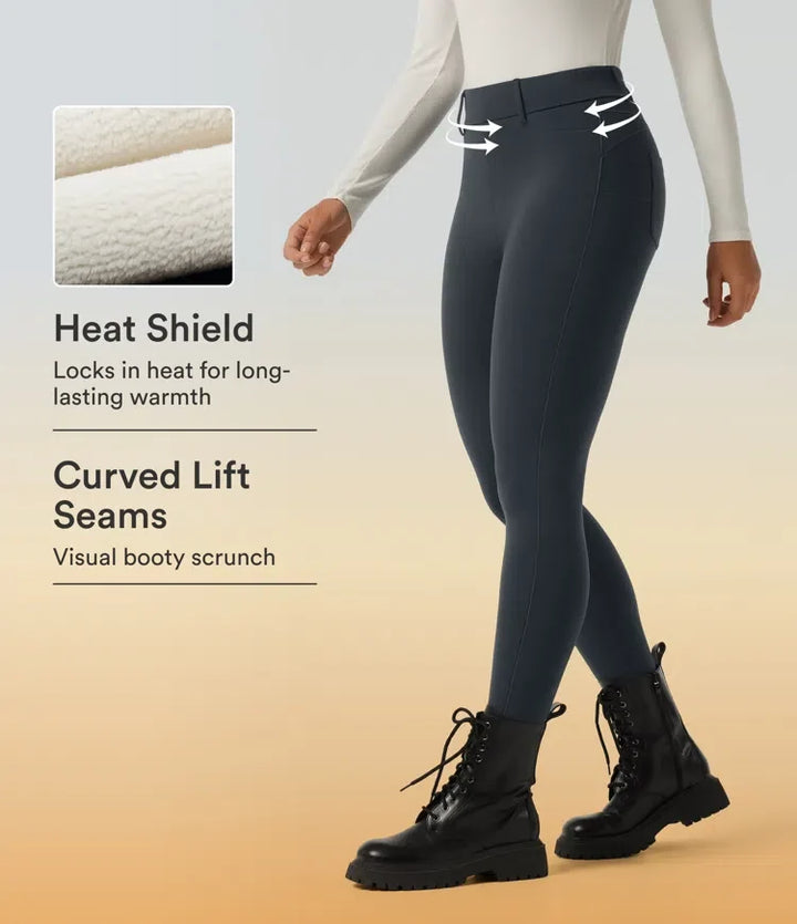 Halara UltraSculpt Extra Heat High Waisted Skinny Casual Leggings with Pockets