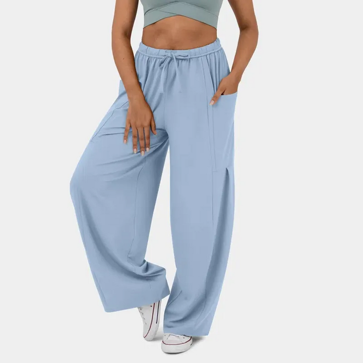 DayStretch High Waisted Barrel Leg Dance Pants with Pockets