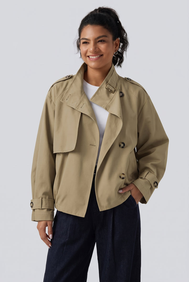 Hooded Long Sleeve Casual Jacket with Pockets