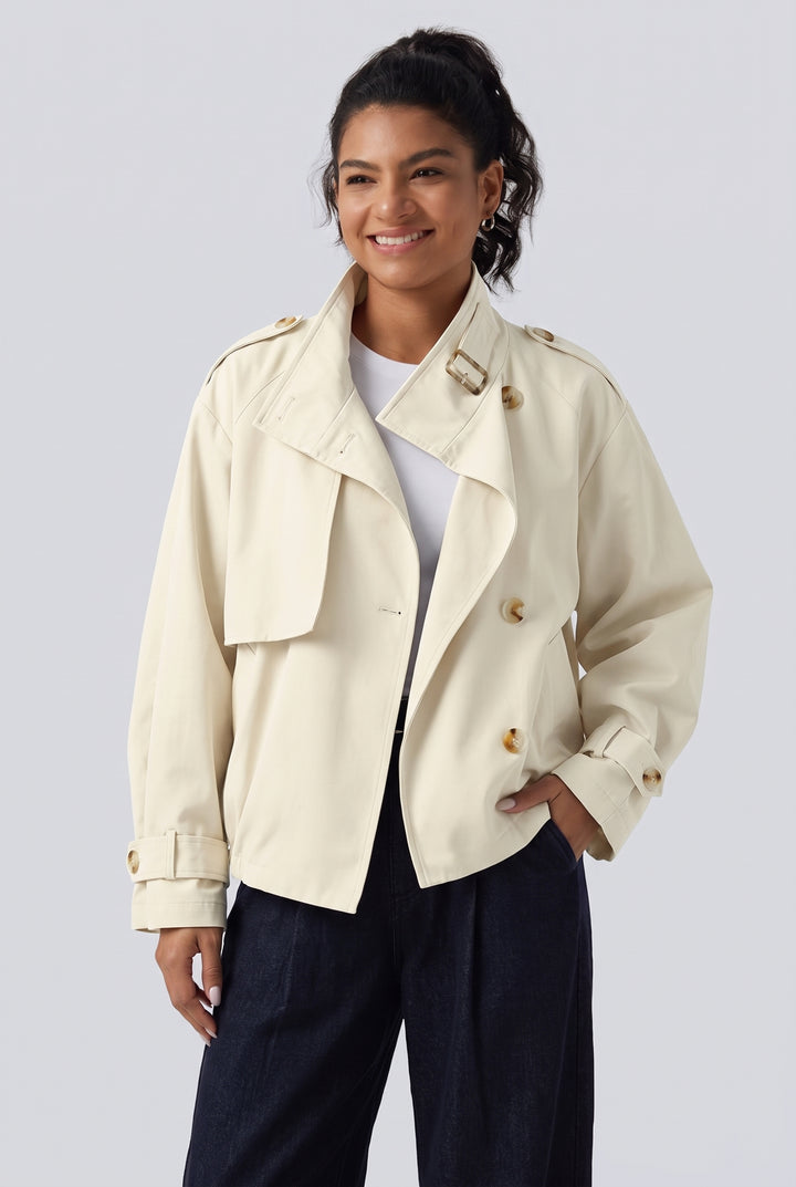 Hooded Long Sleeve Casual Jacket with Pockets