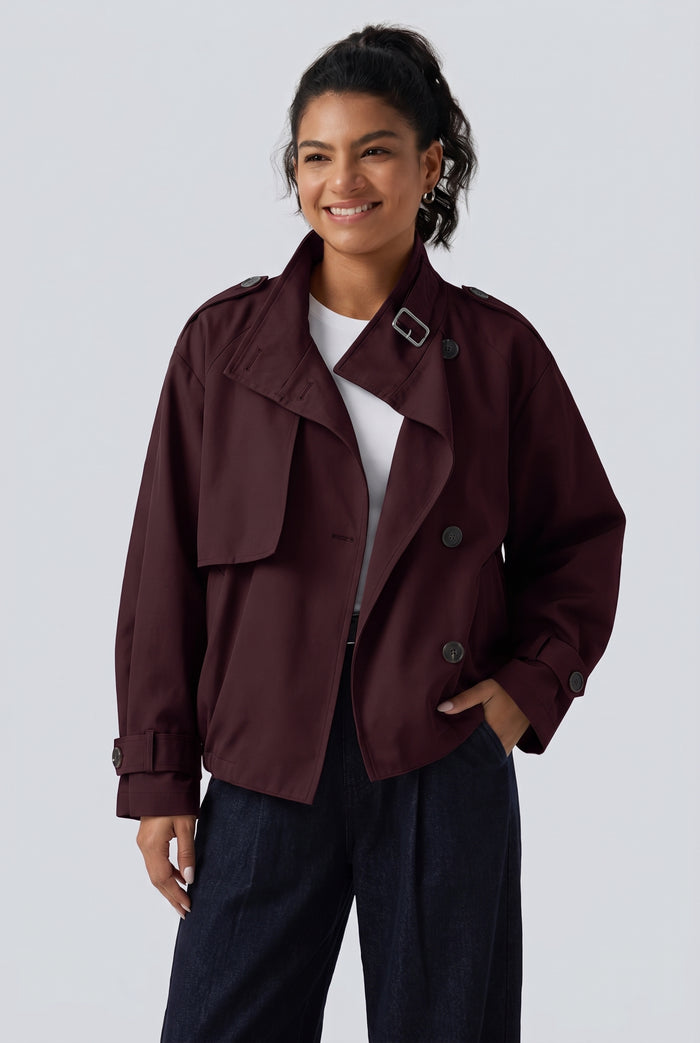 Hooded Long Sleeve Casual Jacket with Pockets